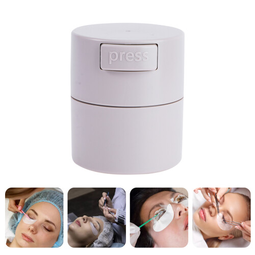 2Pcs Ps Lash Glue Storage Jars Assorted Colors for Home Use Durable 1