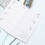 Taccuino Pelle PU Rosa Planner Settimanale Note 5