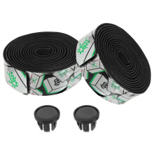1Paar Wegfiets Handvatband Pu+eva Anti-Slip Ademend Meerkleurig