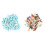 2Paquet Rubble De Cristal Coloré Sécurisé Pour Décoration Aquarium 1