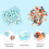 2Paquet Rubble De Cristal Coloré Sécurisé Pour Décoration Aquarium 8