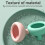 3Pz Cup Percussione Torace Silicone Con Verde Per Uso 8