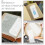 20Pcs Hollow-Out White Polyester Cross Stitch Bookmarks DIY Set 7