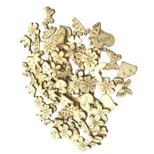 200Pièces Découpes Khaki Couronne Pour Artisanat DIY
