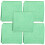 5Pièces Plaids Pour Cochons D'inde Vert En Microfibre Lavable Doux 8