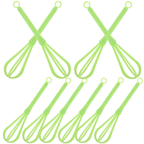 10Pcs Light Green Plastic Pulp Mixer Tool for Paper Making and Crafts