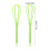 10Pcs Light Green Plastic Pulp Mixer Tool for Paper Making and Crafts 2