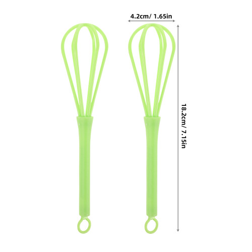 10Pcs Light Green Plastic Pulp Mixer Tool for Paper Making and Crafts 1