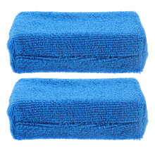 2St Blauwe Auto Schoonmaak Sponzen Non Scratch Voor Wassen En Waxen