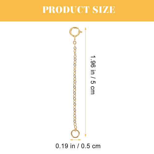 4Pz Estensione Argento Per Gioielli DIY Facili Da Installare 2