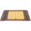 Bamboe Kussenhoes Met Texture Elegant Gouden Kleur 11