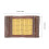 Bamboe Kussenhoes Met Texture Elegant Gouden Kleur 3