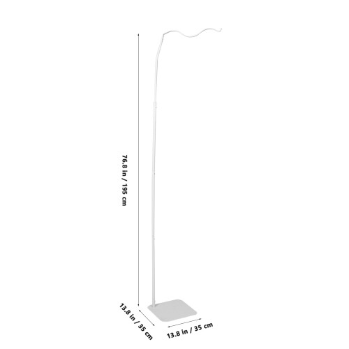 1Set Adjustable White Iron Canopy Frame for Net Holder Stand 2