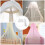 1Set Adjustable White Iron Canopy Frame for Net Holder Stand 7