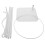 1Set Adjustable White Iron Canopy Frame for Net Holder Stand 10