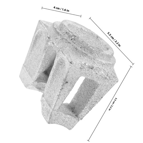 4Pièces Part Iron Argenté Fixation Échafaudage Remplacement Robuste 1