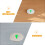 Stainless Steel Glow Floor Sign Fire Exit Marker for Home Safety 6