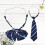 2Pièces Cravates Cosplay Marine Accessoires Parfaits Pour Selfie 4