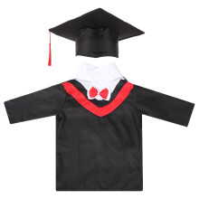 Kids Graduation Gown Black Children's Doctoral and Master Gown