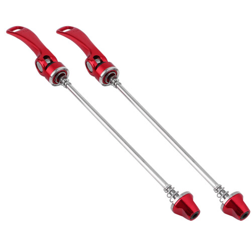 1Pair Quick Release Skewers Red Durable Aluminium Alloy