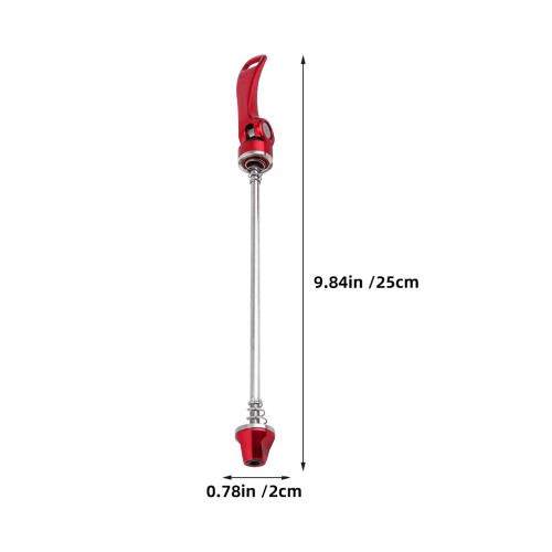 1Pair Quick Release Skewers Red Durable Aluminium Alloy 1