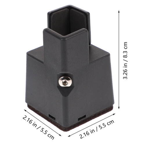 4Pz Nere in ABS Regolabili Per Con Stabile 1