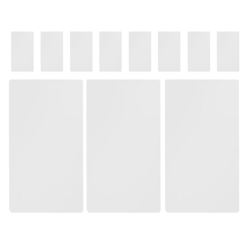12Pz Kit PVC Bianco Per 3D, Accessorio Bambini Per Penna 3D