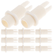 100Pz Clip Fissacavi Resistenti Per Luci A in Bianca