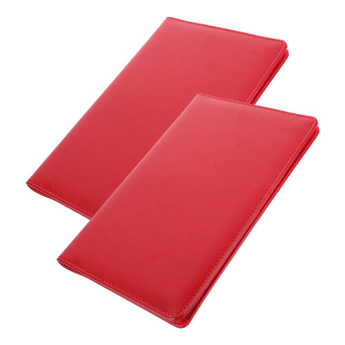 2Pz Clipboard Portatile PU Con Clip Per Fogli E Documenti