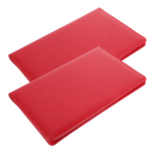 2Pz Clipboard Portatile PU Con Clip Per Fogli E Documenti 2