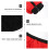 1Paio Ginocchiere Protettive Rosse Calde Antivento Outdoor Unisex 10
