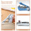 2Pcs Mini Manual Sewing Machine Set with Thread Portable Plastic Metal 6