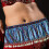 Sky-Blue Chiffon Belly Dancer Hip Scarf with Sequin Tassel Design 5