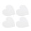 4Pièces Panneaux Toile Coton Gris Pour Peinture 1