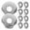 10Pcs Expandable Round Fire Sprinkler Head Protector Plates Silver 9