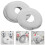 10Pcs Expandable Round Fire Sprinkler Head Protector Plates Silver 4