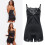 1Set Black Durable Bodysuit Nightwear Underclothes 8