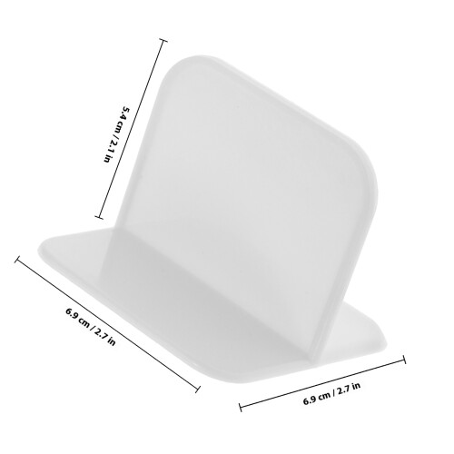 12Pz Stop Antiribaltamento Bianco ABS Per Casa Baby Proofing 1