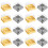 100Pz Scatole Per Dolci Nero Pet, Custodie Compatibili Con 2