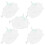 5Pièces Filets Enfants Réutilisables Transparente Durable 5