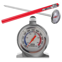 2Pz Termometro Bbq Acciaio Misti Per Cucina E Barbecue