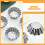 20Pz Forme Per Crostate in Inox Resistenti Per Uso Domestico 9