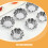 20Pz Forme Per Crostate in Inox Resistenti Per Uso Domestico 8