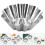 20Pz Forme Per Crostate in Inox Resistenti Per Uso Domestico 11