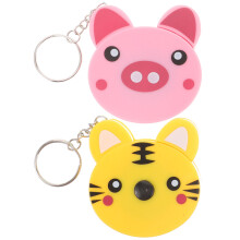 2Pièces Mètre Compact ABS À Clé Animal Facile D’usage