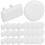50Pcs White Electrical Outlet Covers Baby Proof ABS Plug Protectors 1