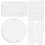 50Pcs White Electrical Outlet Covers Baby Proof ABS Plug Protectors 5