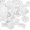 50Pcs White Electrical Outlet Covers Baby Proof ABS Plug Protectors 9