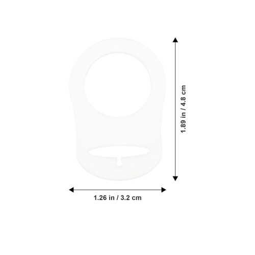 20Pz Ricambio Per Ciuccio Baby in Silicone E Resistente 1
