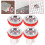 4Pz Stopper Scarico Lavabo Resistente Antiodore E Bagno 8